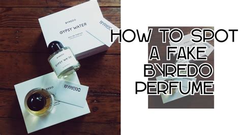 how to spot a fake byredo perfume